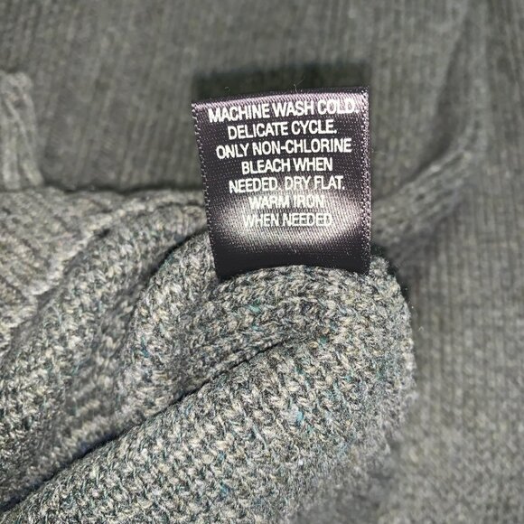 Croft & Barrow Mens Green Knit Sweater L Made In USA - Picture 4 of 4